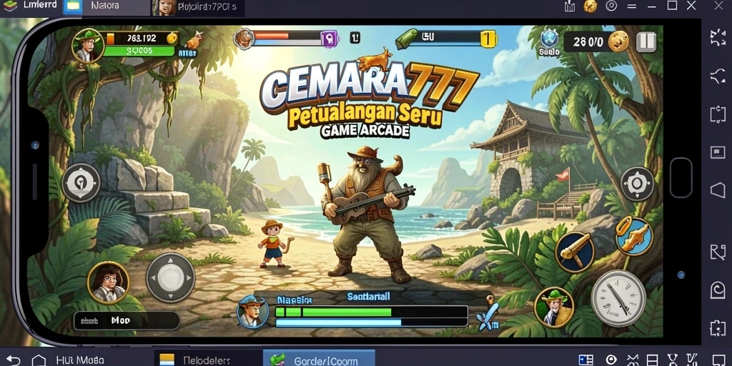 Tampilan gameplay CEMARA777 dengan grafis menarik dan menantang.