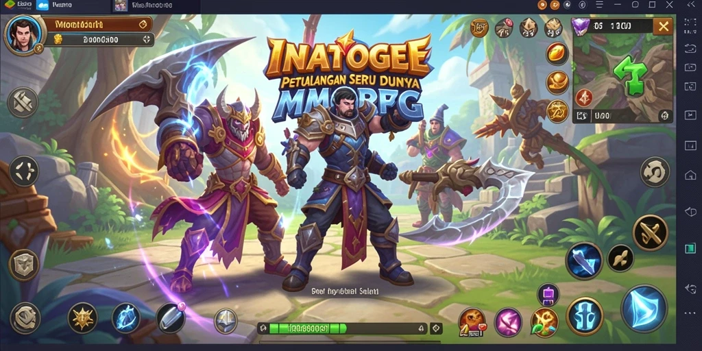 Screenshot gameplay menarik dari INATOGEL menunjukkan pertempuran seru.
