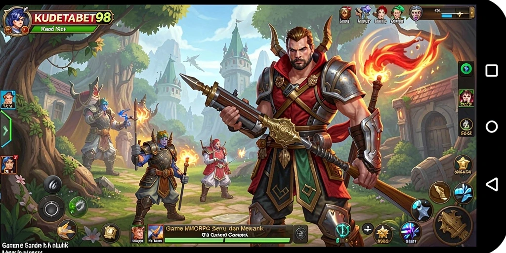 Screenshot gameplay KUDETABET98 menampilkan petualangan seru dalam dunia MMORPG.