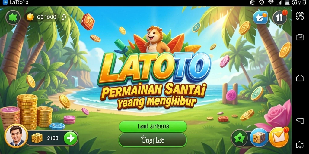 Screenshot utama LATOTO menampilkan gameplay yang nyaman dan menyenangkan.