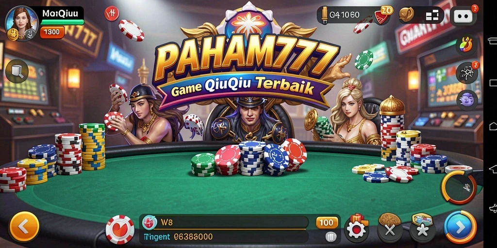 Gambaran gameplay QiuQiu yang seru di PAHAM777.