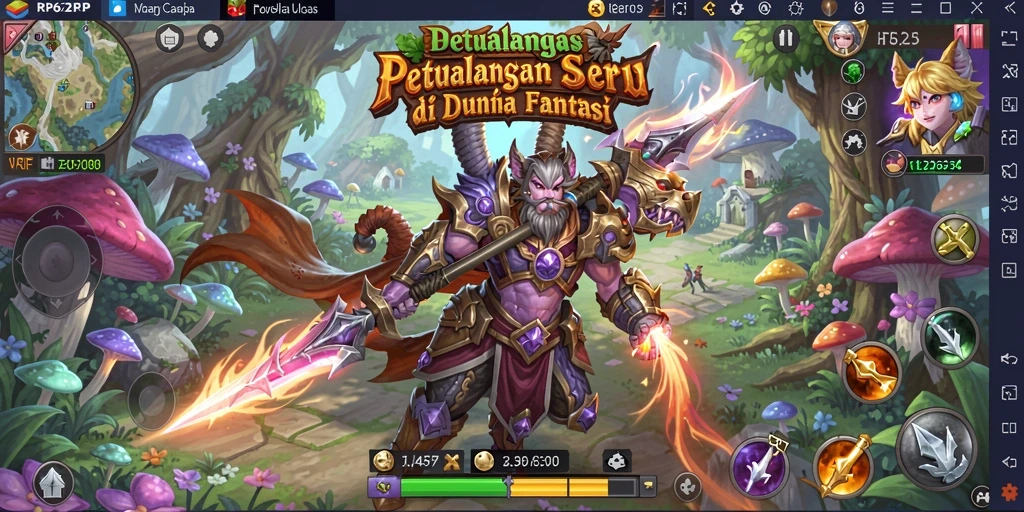 Gameplay RP62RP yang menakjubkan dan penuh petualangan.