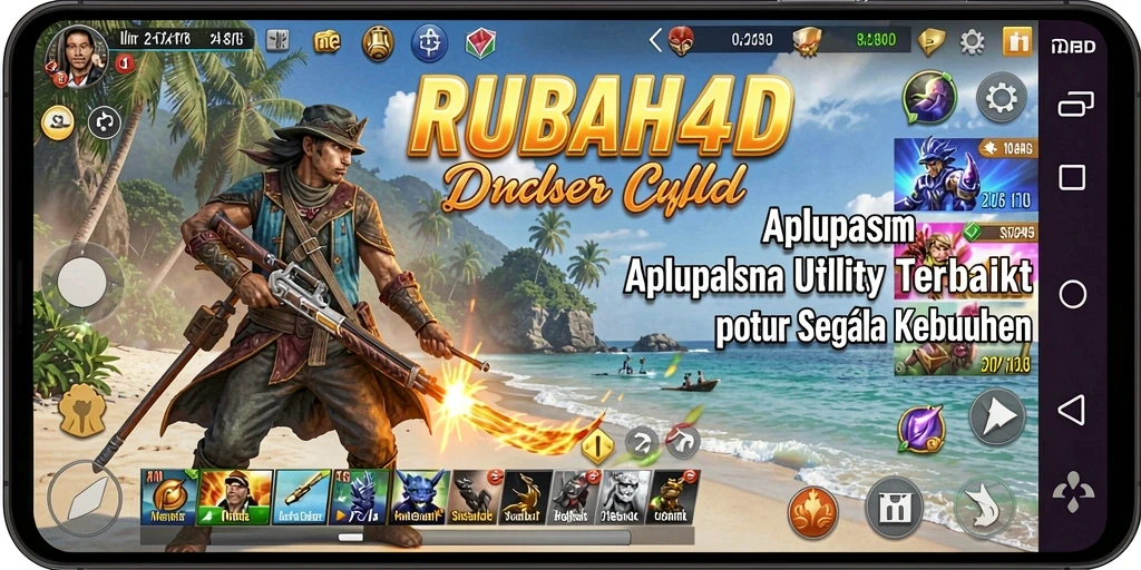 Tampilan antarmuka RUBAH4D yang sederhana dan praktis.