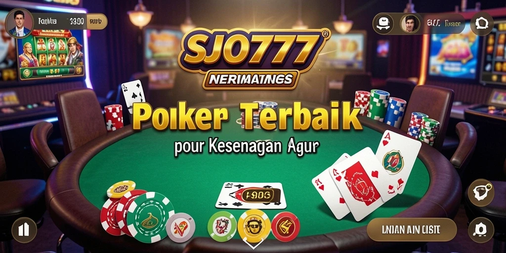 Gameplay SJO777 yang mengasyikkan dalam permainan Poker.