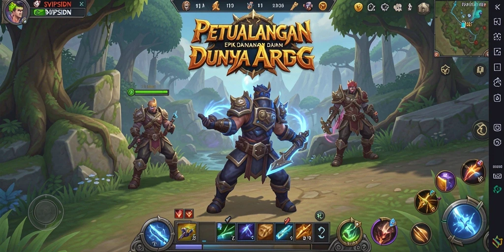 Menampilkan aksi seru dalam pertarungan ARPG SVIPSIDN.